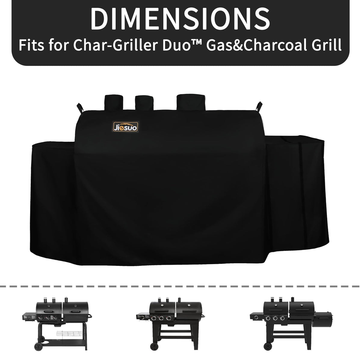 Jiesuo 8080 closeup shows waterproof layer protecting the grill