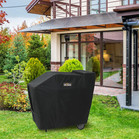JIESUO grill cover easy-clean design for hose-off maintenance.