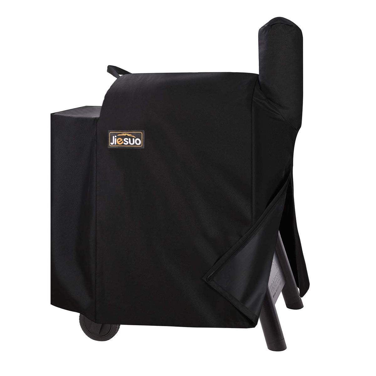 JIESUO grill cover for Traeger 575 series shields your grill from rain and sun