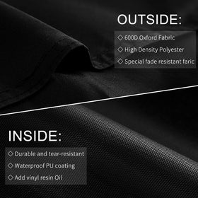 Bottom buckle and adjustable rope on JIESUO grill cover