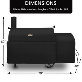JIESUO heavy-duty 600D cover protects against tears during windy days.