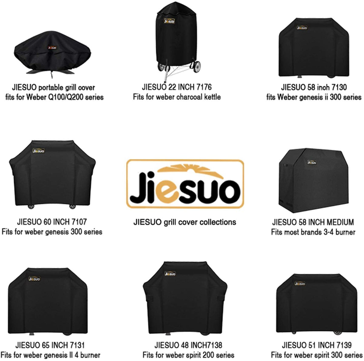 JIESUO opp storage bag included keeps the cover tidy after use.