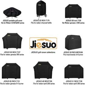 JIESUO opp storage bag included keeps the cover tidy after use.