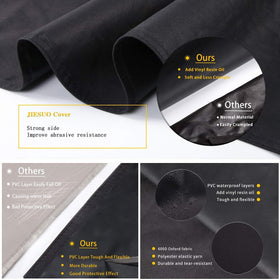 Jiesuo waterproof grill cover with vinyl oil formula keeps softness and durability