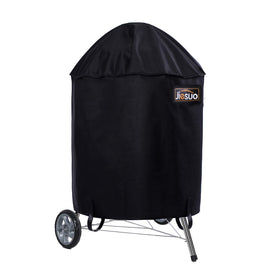 JIESUO Weber 26-inch kettle grill cover on grill protects from rain and dust