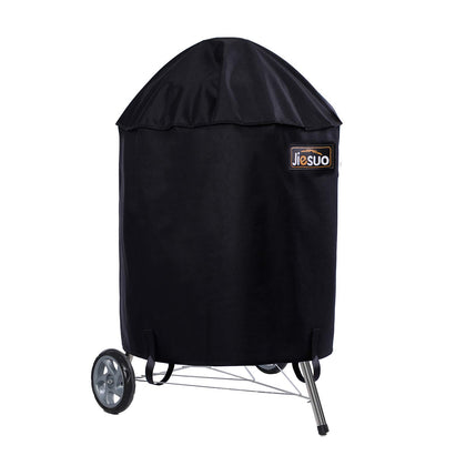 JIESUO Weber 26-inch kettle grill cover on grill protects from rain and dust