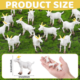Jieting goat miniatures ideal for fairy gardens and tiny scenes.