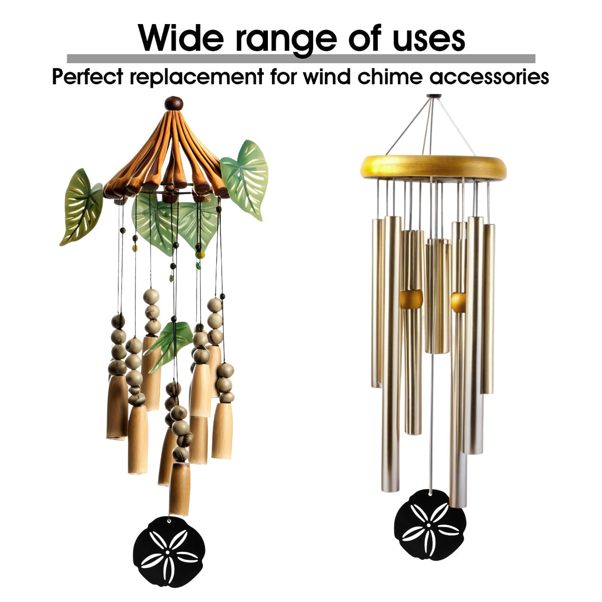 JIEYAO black metal wind catcher resists weather and rust.
