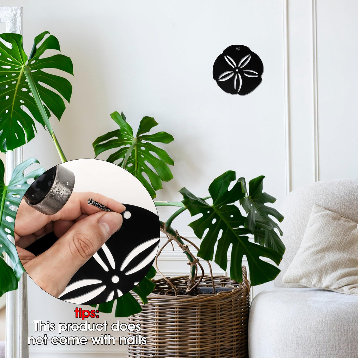 JIEYAO wind chime accessory ideal for porches, gardens, and balconies.