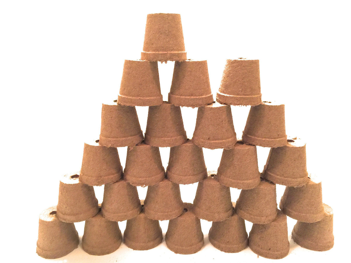 Jiffy POTS OMRI-listed seed starter pots for organic gardening.