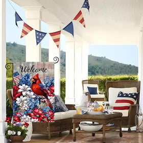 JIGINOFV easy-install independence flag fits standard poles