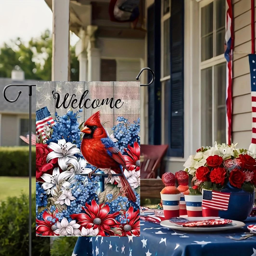 JIGINOFV outdoor yard flag for patio decoration