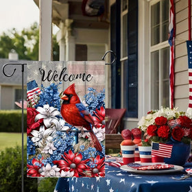 JIGINOFV outdoor yard flag for patio decoration