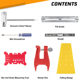 Jiimee-depth-gauge ensures accurate chain angles for safer cuts.
