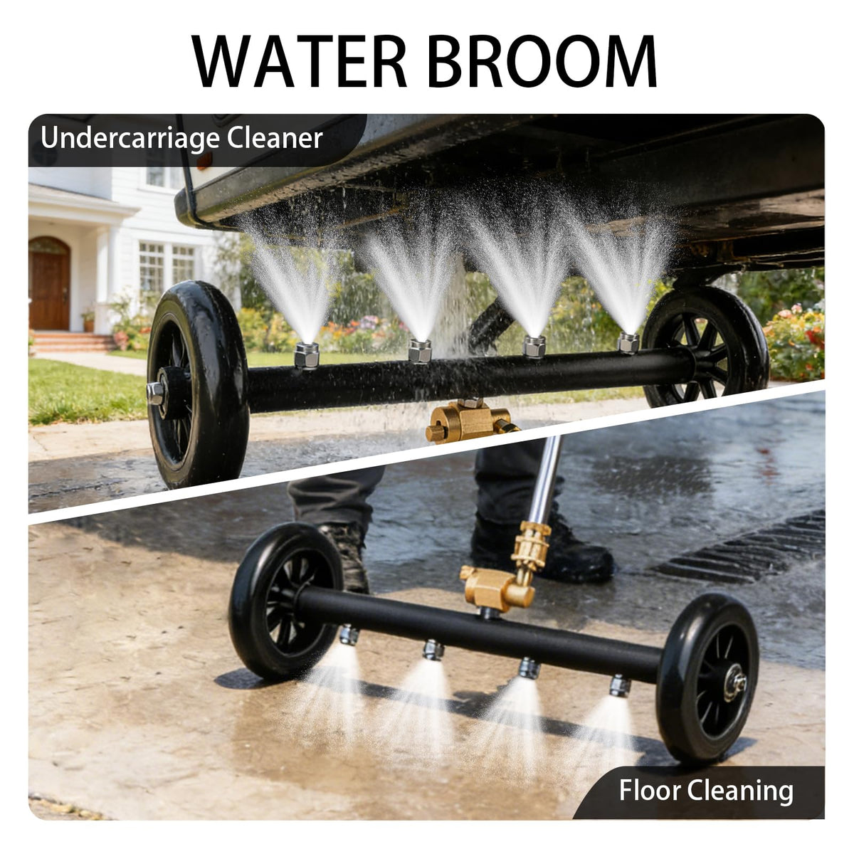 Jiimee cleaner used on driveways for efficient cleaning.