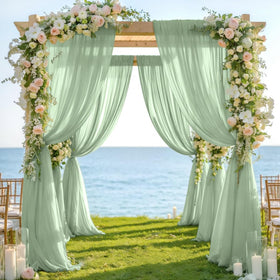 Jimtx 29in x 6yd arch drape adds generous coverage for arches.