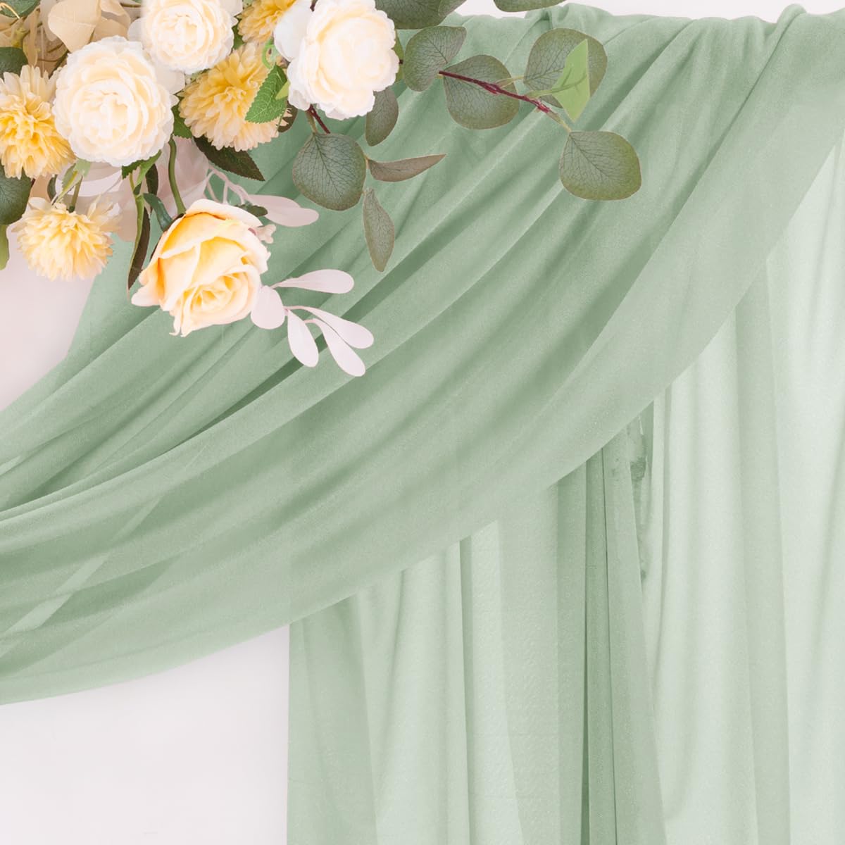 Jimtx arch fabric delivers wrinkle-free draping for quick setup.