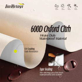 Jin Hrtoyi beige brown colorway complements outdoor decor.