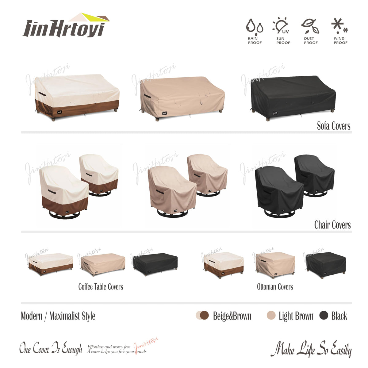 Jin Hrtoyi heavy-duty 600D Oxford fabric for durability.
