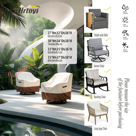 Jin Hrtoyi chair cover rolled for compact storage