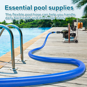 Jin&Bao lay-flat hose rolls flat for easy storage.