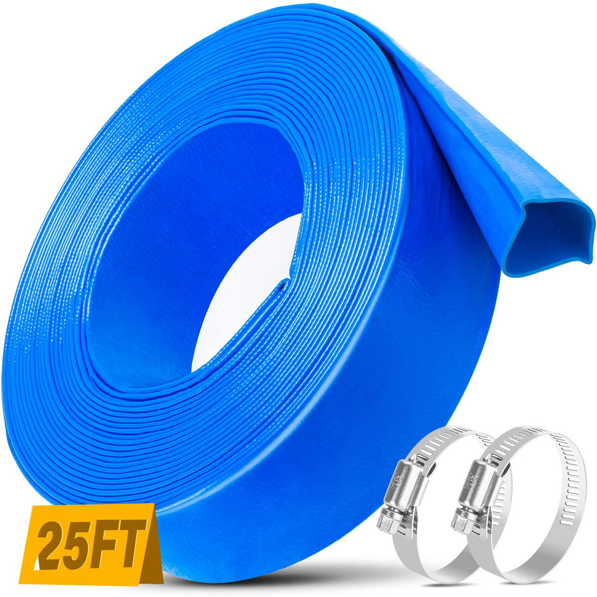 Jin&Bao outdoor-rated hose withstands weather and outdoor use.