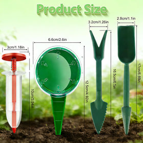JINFEIDIAN seed sower with easy squeeze mechanism for controlled seed flow.