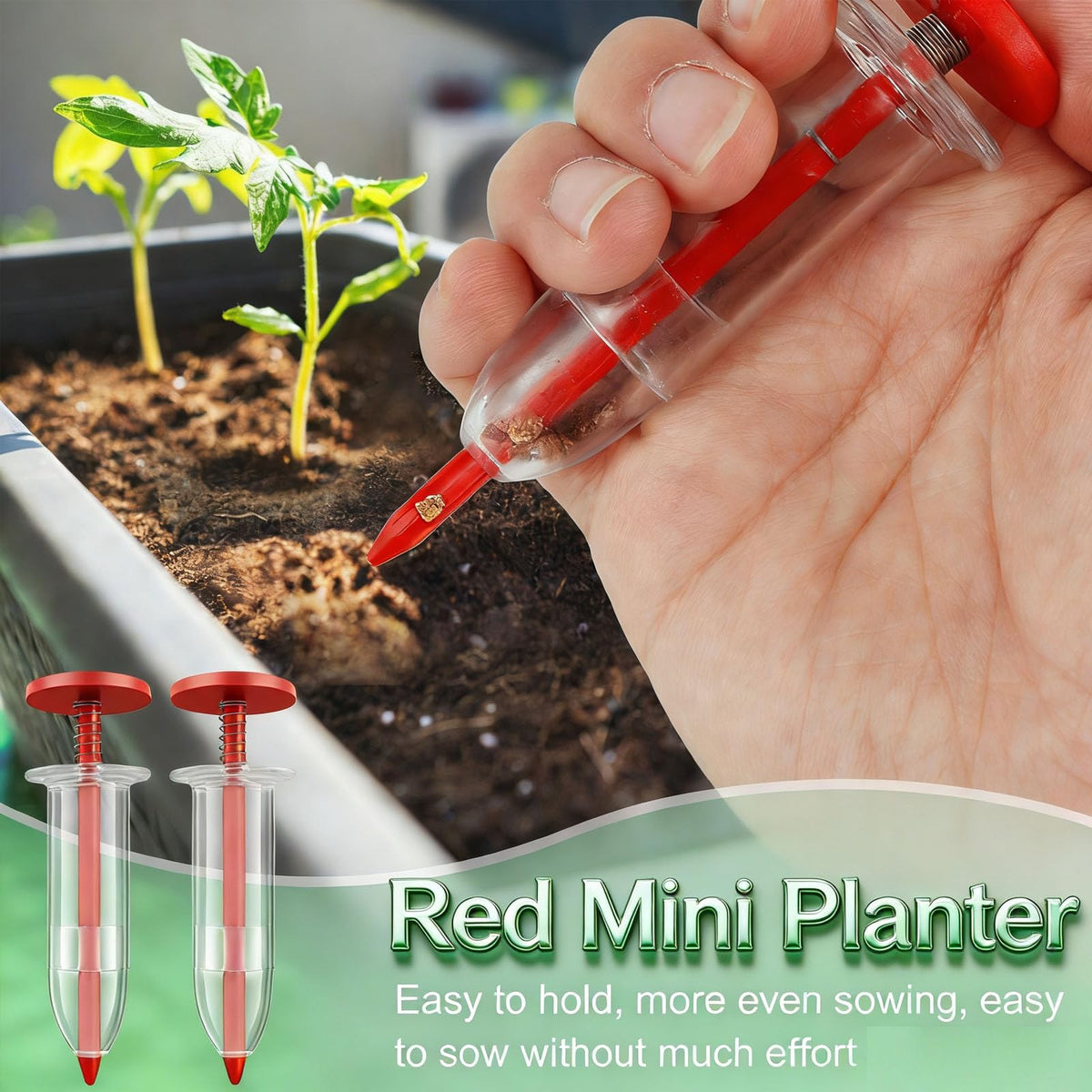 JINFEIDIAN seed spreader makes a thoughtful gift for gardeners.