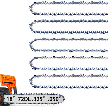 JINFFR 18-inch chain for Husqvarna with 0.325 pitch for smooth cuts