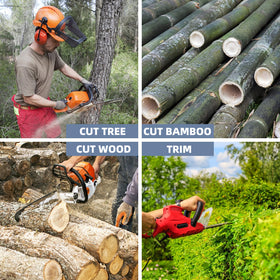 JINFFR semi-chisel cutting geometry for efficient wood removal