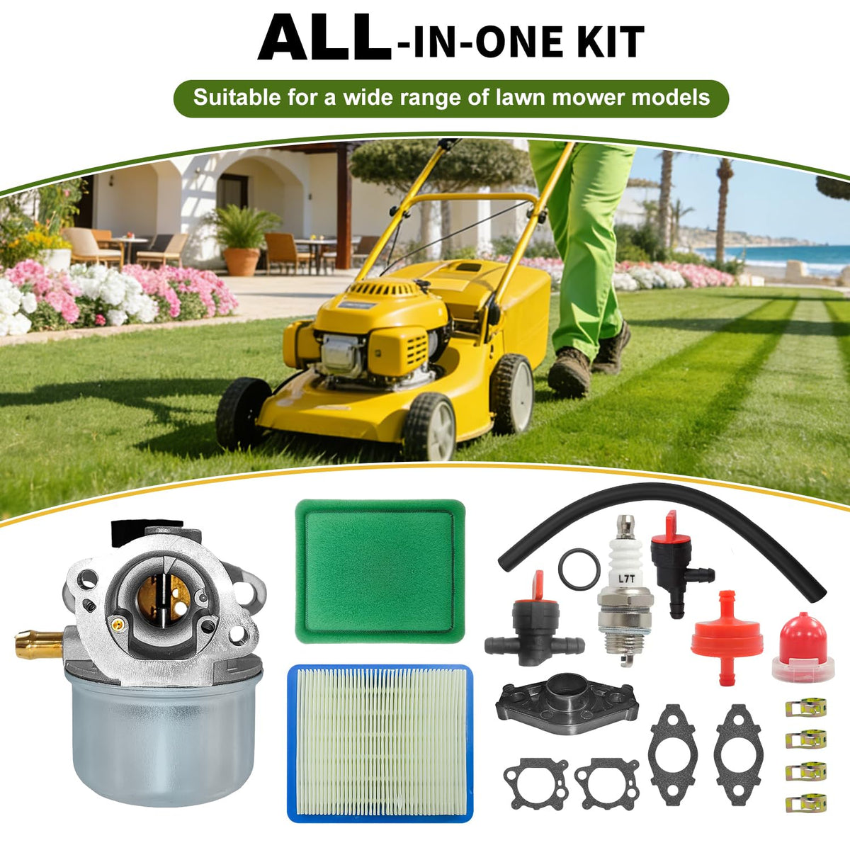 JingSney Cub Cadet PR521-PS520 lawn mower carb for DIY repairs