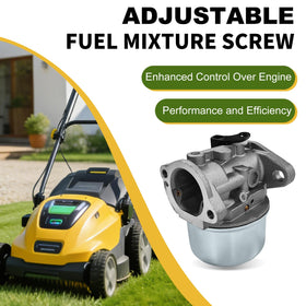 Jingsney no-choke design for 4-7 HP engines for smoother operation.