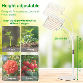 JINHONGTO indoor plants thrive under full spectrum light for year-round care.