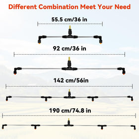 JINIOHEE 90-degree precision nozzle for targeted irrigation.