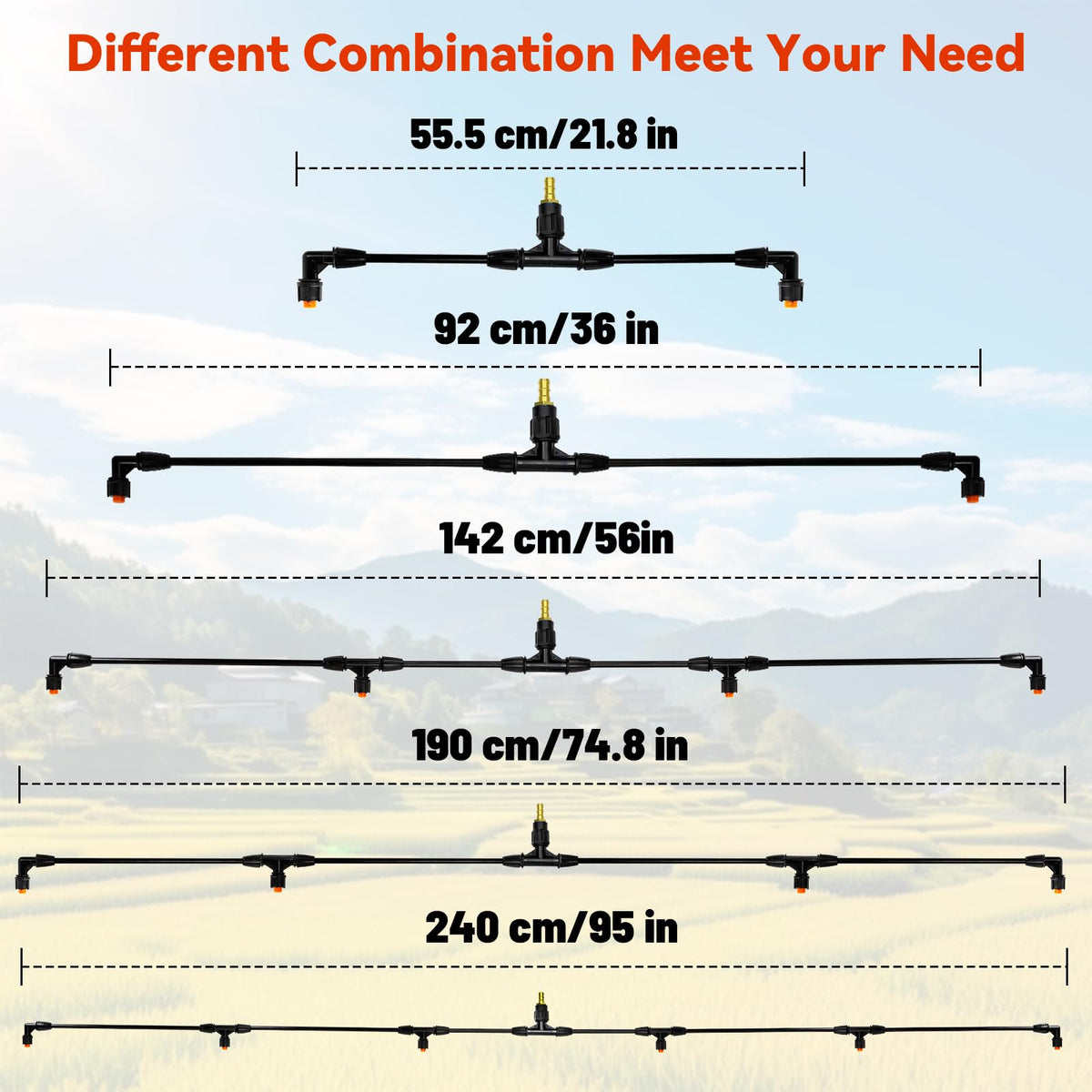 JINIOHEE brass 1-4 fittings enable durable hose connections
