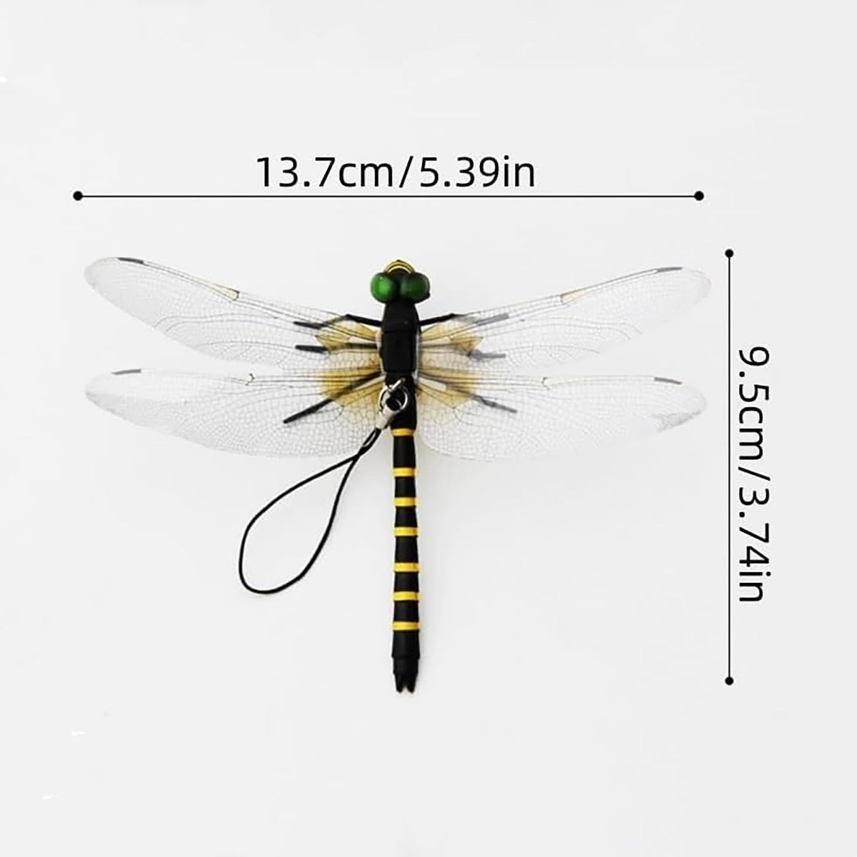 JINJUMEI dragonfly clip on a backpack during a hike