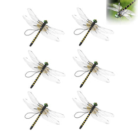 JINJUMEI dragonfly clip on a hat for outdoor pest deterrence