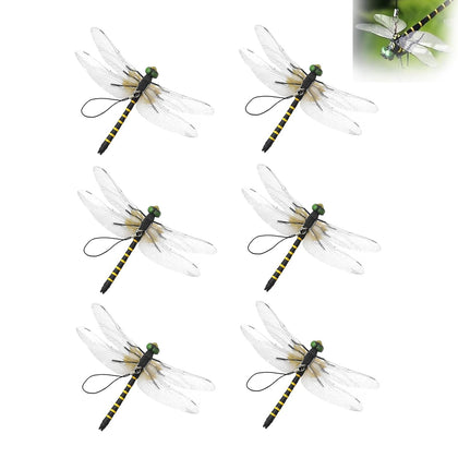 JINJUMEI dragonfly clip on a hat for outdoor pest deterrence