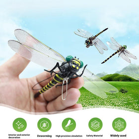 JINJUMEI dragonfly clip attached to a tent for portable deterrence