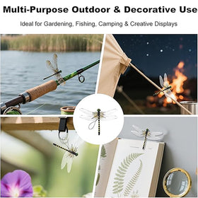 JINJUMEI dragonfly with ring clip for versatile hanging and clipping