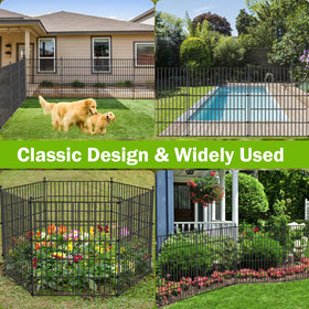jinligogo adjustable panels let you tailor length for pools or garden borders.