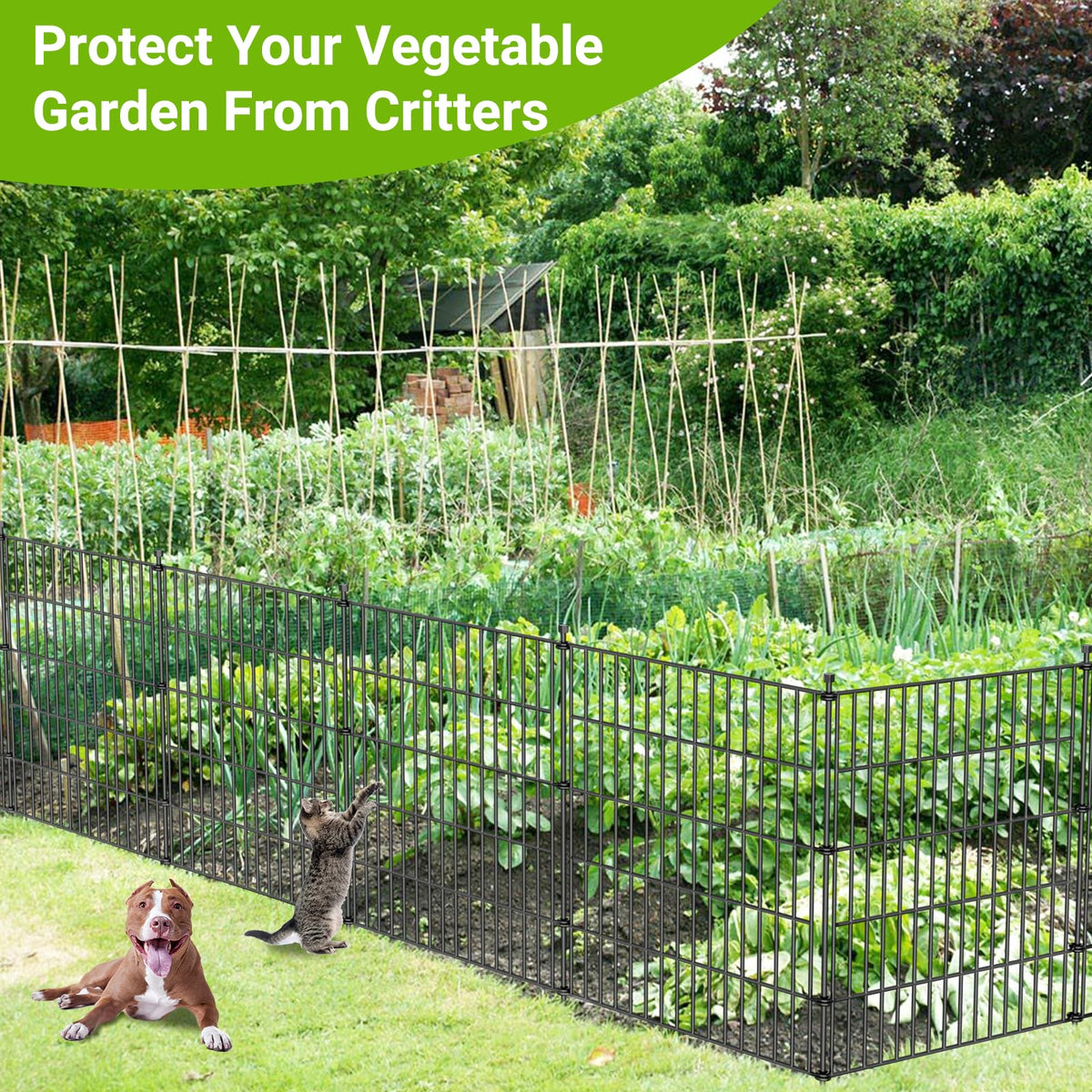 jinligogo spear-top pickets offer classic elegance and sturdy perimeter protection.