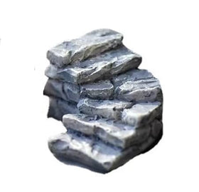Jinshining curved stone steps miniature garden figurines for durable outdoor decor.