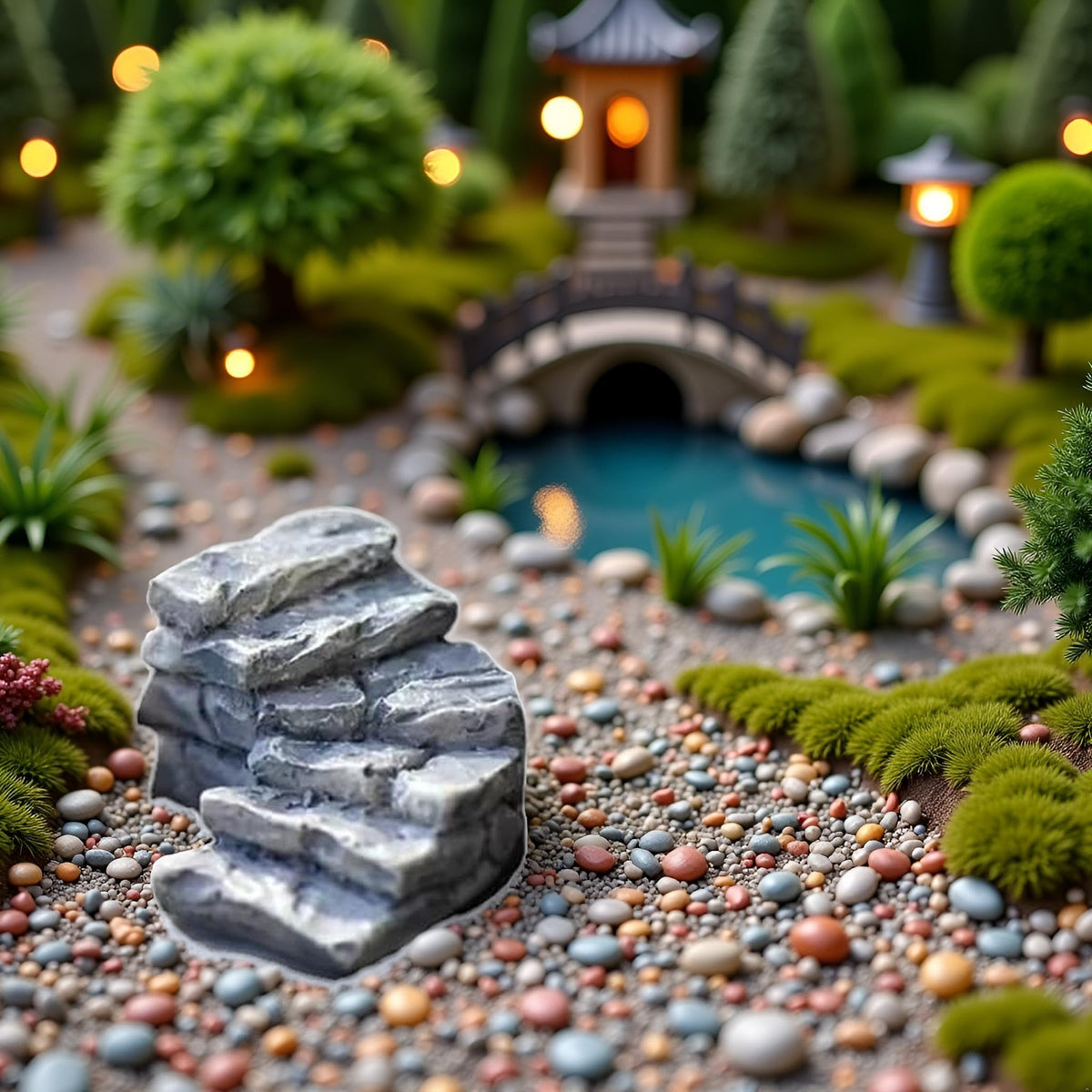 Jinshining handmade detailed miniatures offer delicate craft accents.