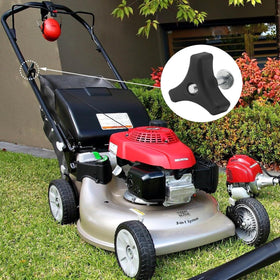 Jinshining lawn mower handle attachment demonstrated for quick upgrades