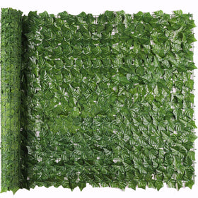 Jinwu artificial ivy privacy fence screen shows sweet potato leaves for outdoor privacy.