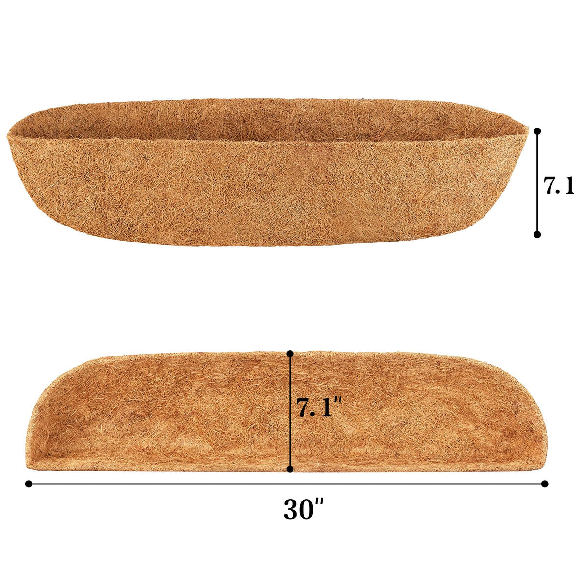 JINYICOCO coconut coir closeup weave showing durable natural texture