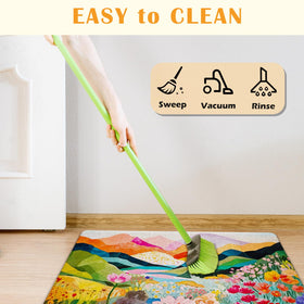 JINYO doormat doubles as bathroom rug with color and practical grip