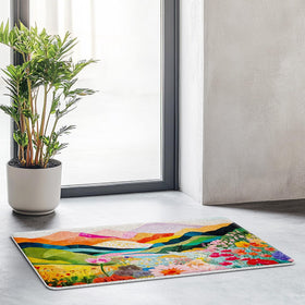 JINYO doormat care-friendly design cleans easily with hose or damp cloth