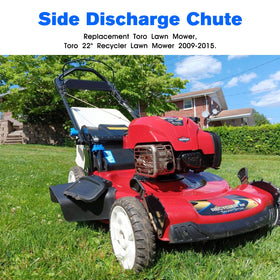 JIOTAR 115-8447 side discharge chute included for improved grass ejection.